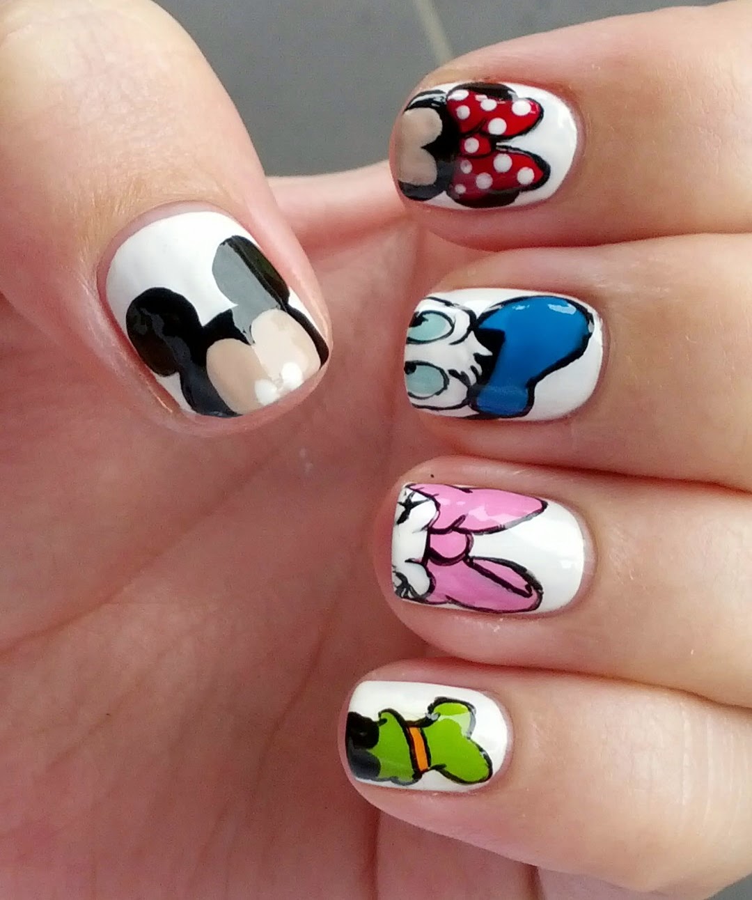 Disney nails designs for short nails